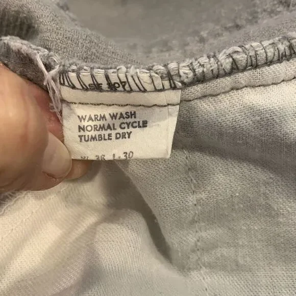 RARE‎ Levis Corduroy Pants VTG 70s 519 USA Made 38x30 Gray Talon "Blank" Tab - Picture 13 of 15